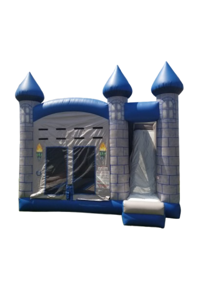 Picture of MOONWALK-CASTLE W/SLIDE (BLUE)